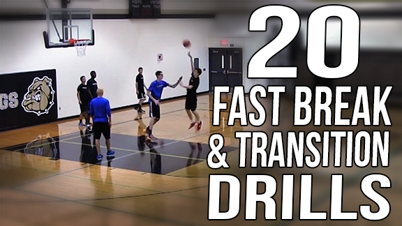 Basketball Fast Break & Transition Drills - Full Court Drills