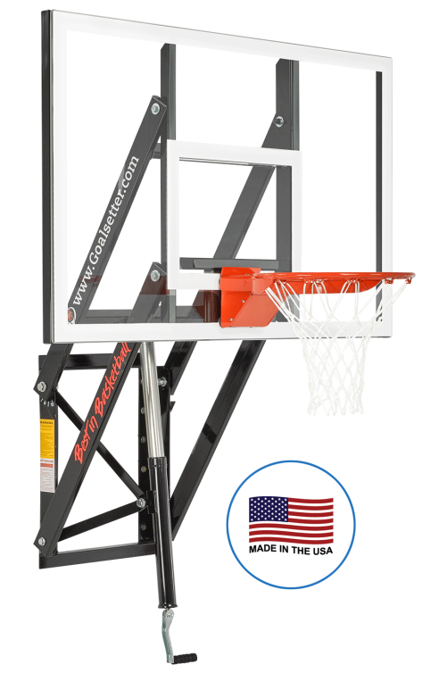 60" Adjustable WallMount Basketball Hoop